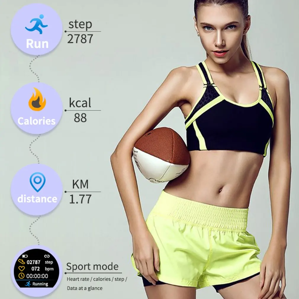 R6 Смарт часы женские водонепроницаемый мониторинг сердечного ритма Bluetooth для Android IOS Фитнес браслет «Умные» часы леди PK H8 H2