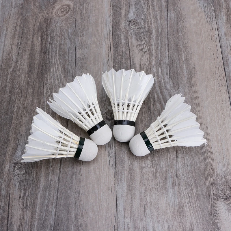 4pcs Dark Night Colorful LED Badminton Shuttlecock Birdies Lighting