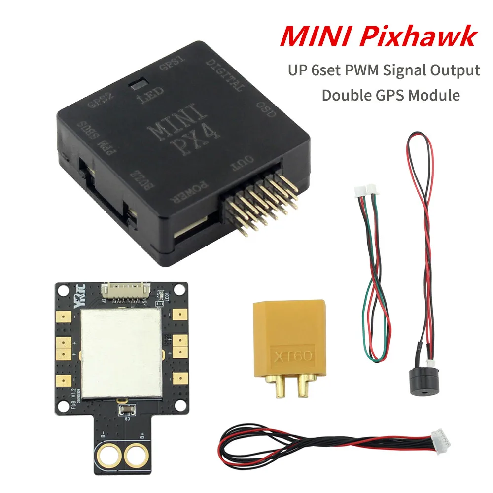 New style MINI PIX Pixhawk 2.4. 8 PX4 Autopilot 2.4.8 32Bit Flight Controller with Power Module Buzzer for FPV Racing Drone | Игрушки и