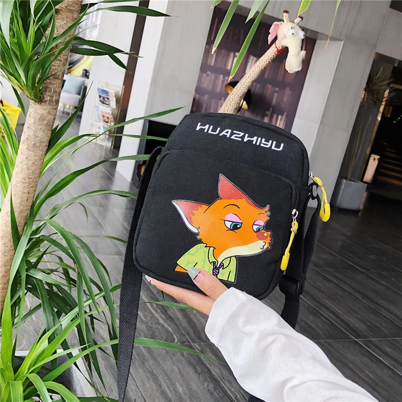 Сумка в новом стиле Женская Взрывная Холщовая Сумка Crazy Animal City Celebrity стильная сумка через плечо