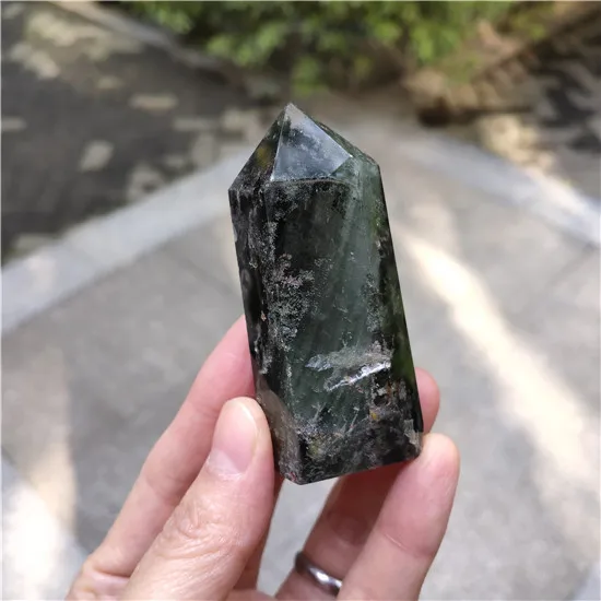 Кристал-фантом башня Wicca Cristal Пьер камень остров камни призрак кристаллы Naturelle Cristaux Природный исцеляющий Декор кварц