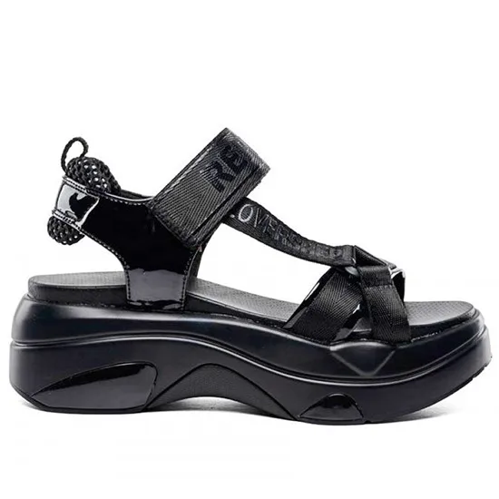 REPLAY SANDALIAS CHAROL CHUNKY PARA MUJER WELLOW RS2E0006S BLACK REP021