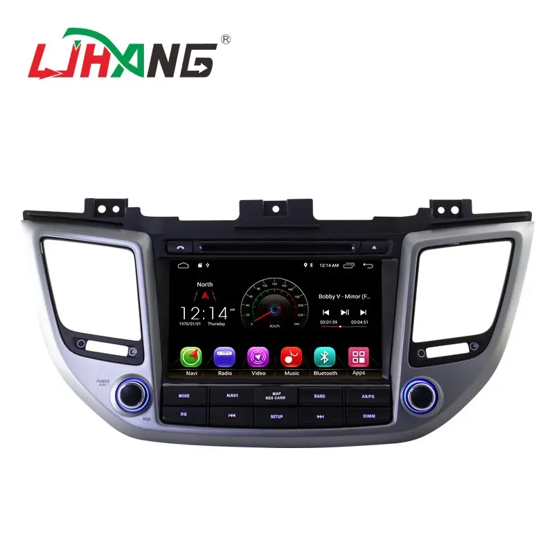 Автомобильный DVD-плеер LJHANG Android 11 для HYUNDAI TUCSON ix35 2016 2017 WIFI мультимедийный
