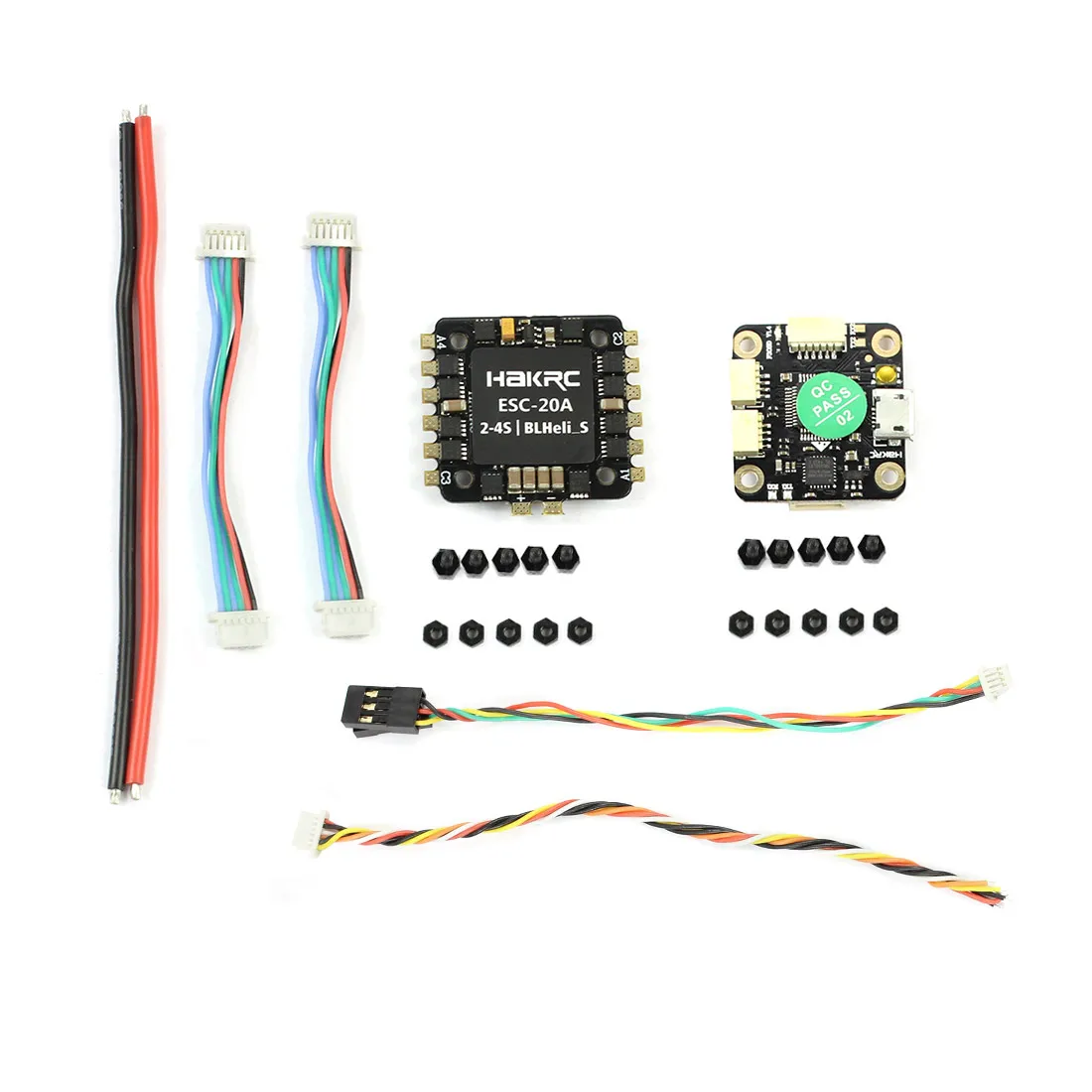 HAKRC мини F4 Flytower/F3 Контроллер полета AIO OSD BEC и 4в1 20A 15A BLheli_S ESC 2-4S 200 мВт VTX для радиоуправляемого дрона DIY 16% OFF