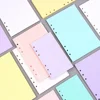 Fashion Colorful Notebook Accessories A5 A6 Solid Color Planner Inners Filler Papers 40 sheet/ Set Inside ► Photo 3/6