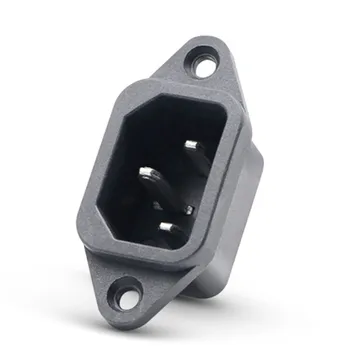 

3pcs AC 250V 10A 3P IEC320 C14 Male Plug Panel Power Inlet Sockets Connectors 3-pin terminals CZYC