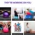 Apple Yoga Ball Dounts 50 x 30 см С насосом Набор Пилат Фитнес Баланс Мячи Набор Массажный Мяч Домашняя Тренировка Мяч Йога Упражнения