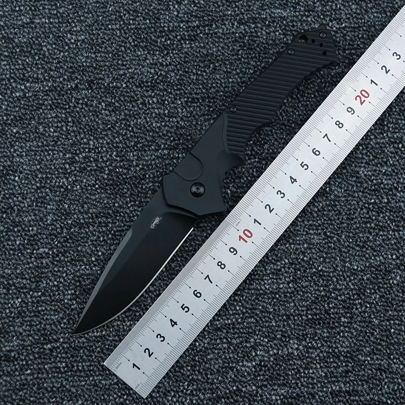 Online Cuchillo LEMIFSH 9600BK D2 hoja de aluminio mango plegable de caza camping bolsillo de supervivencia al aire libre EDC herramienta táctica cuchillo de cocina