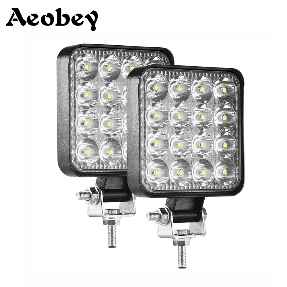 Led light bar 48w Led bar 16barra Led car light For 4x4 led bar offroad SUV ATV Tractor Boat Trucks Excavator 12V 24V work light