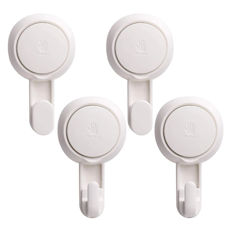 Suction Cup Hooks NO-Drilling and Removable To Install Vacuum Suction Cup Heavy Duty Max Hold 11Lbs Waterproof Holder for Towel