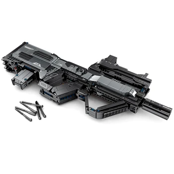 

1430Pcs Simulation Weapon Building Blocks Toy Assault Blaster Model MOC Shooting Toy Block Assembly Toys For Kids Gift