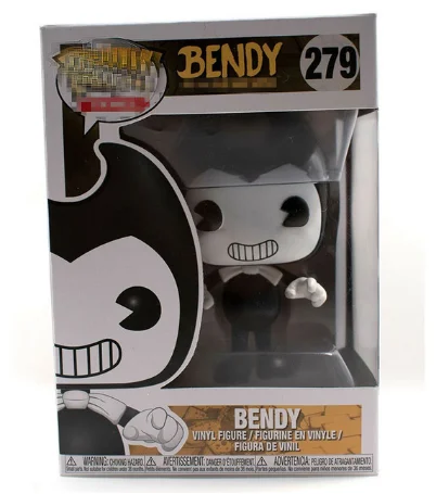 Funko pop Bendy Фигурки игрушки аниме мультфильм куклы Batim ужас чернила игра фигурки виниловые Фигурки Коллекционная модель с коробкой - Цвет: 279 with box