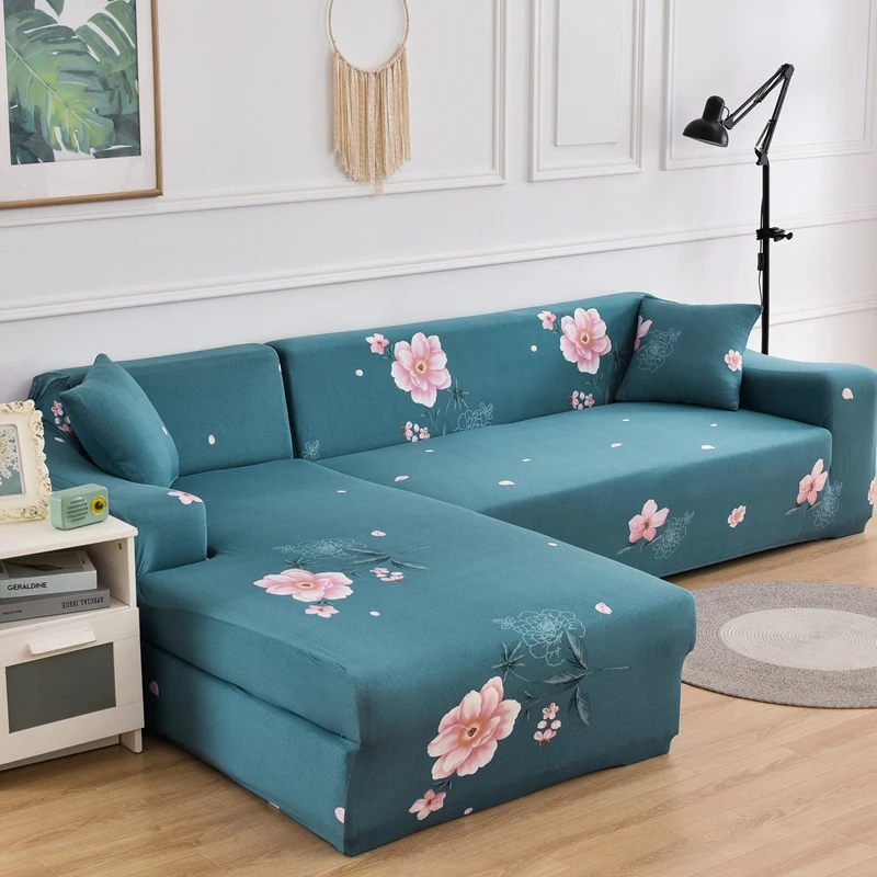 Стрейч печатных чехлы для диванов спандекс анти-грязный Защитная чехол для дивана чехлов для 1/2/3/4-сиденье угловой диван крышка - Цвет: C11