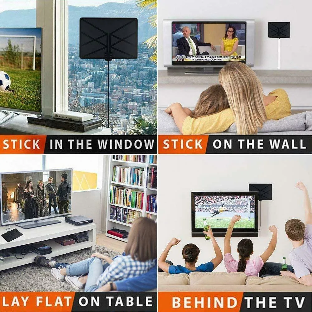 2019 Горячая 960 Миля Диапазон антенны ТВ цифровой 4K HD Крытый 1080P Skywire антенна для