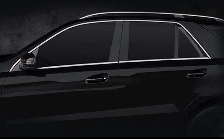 Нержавеющая стальная оконная декоративная планка для mercedes benz ML300 ML350 ML250 GLE320 GLE350 GLE400 2012