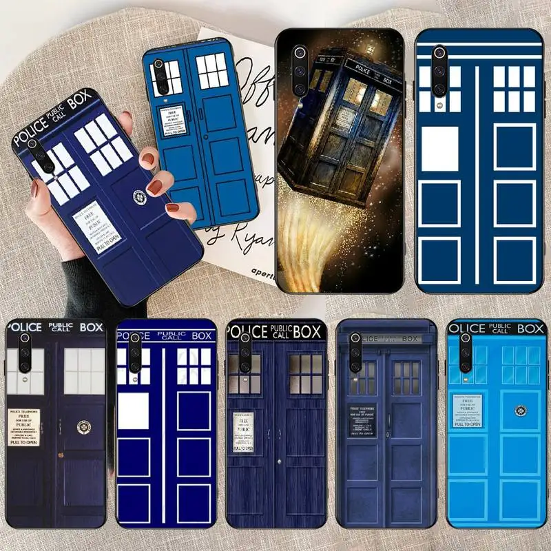 NBDRUICAI Tardis Box Doctor Who черный мягкий чехол для телефона Xiaomi Mi9 9SE 8SE Pocophone F1 Mi8 Lite |