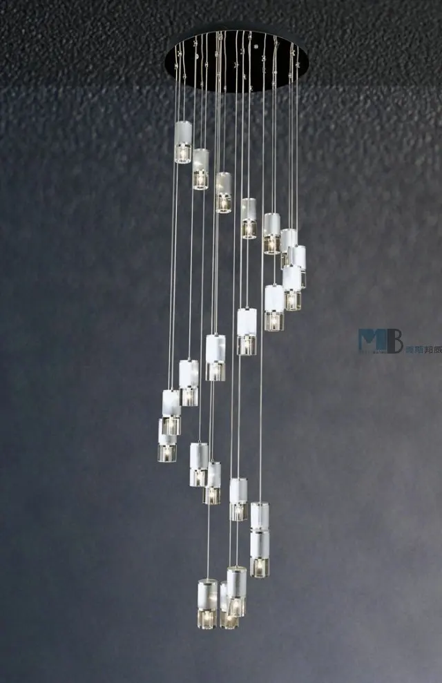 

Modern Crystal Suspension Luminaire Pendant Lamp E27 110-240v Chain Pendant Lights For Home Parlor Dining Bed Room lampen