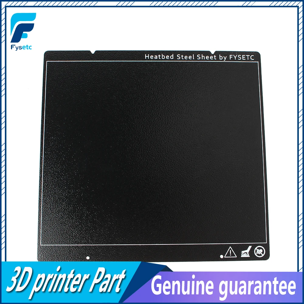 Черный двухсторонний текстурированный пружинный стальной лист Prusa i3 MK3 MK52 с