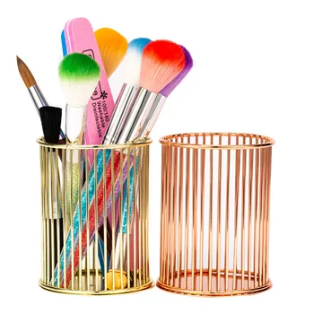 

The New Nail Pen Holder Comes from Nordic Simple and Creative Makeup Brush Nail Crystal Pen Dust Brush Storage Container