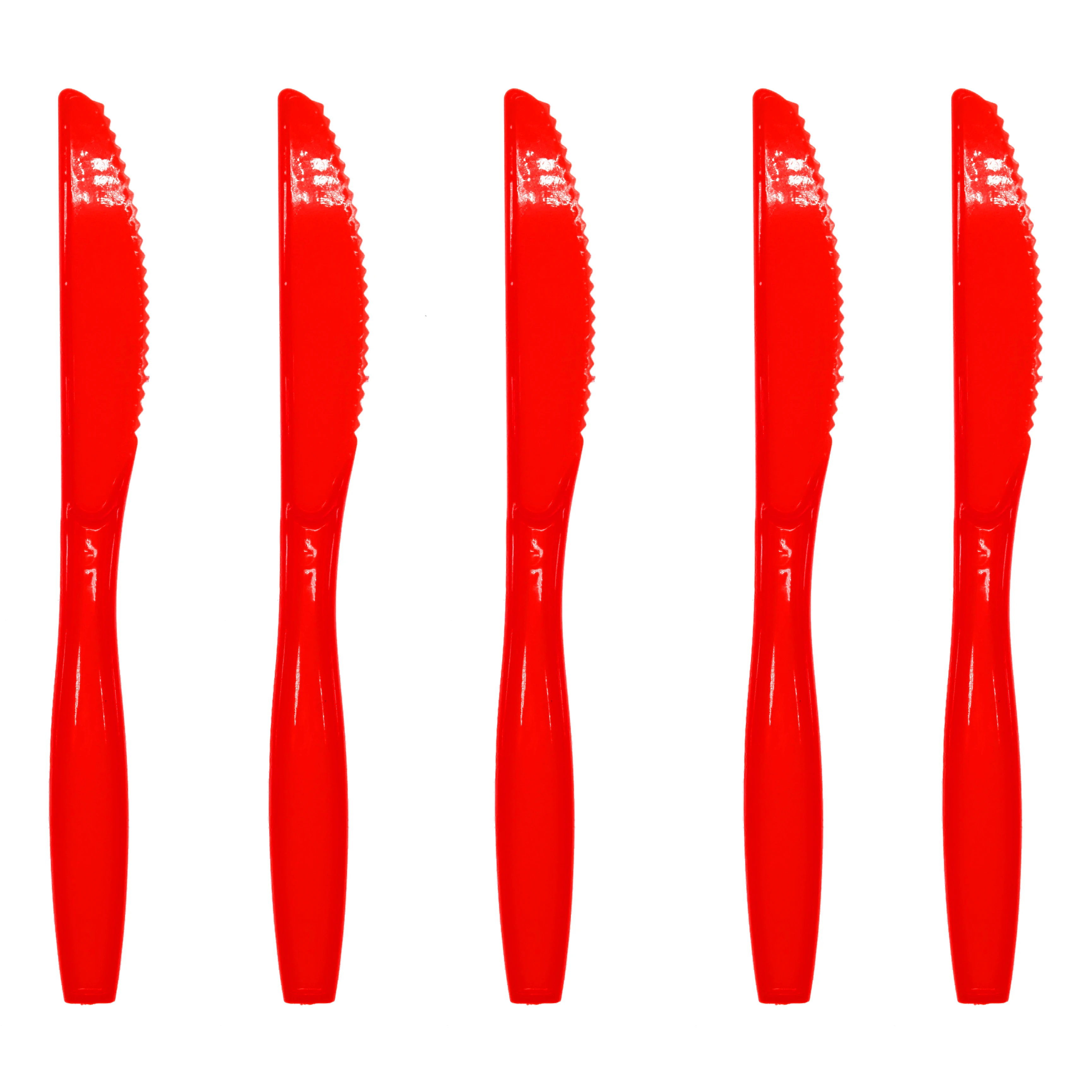 10pcs red knives