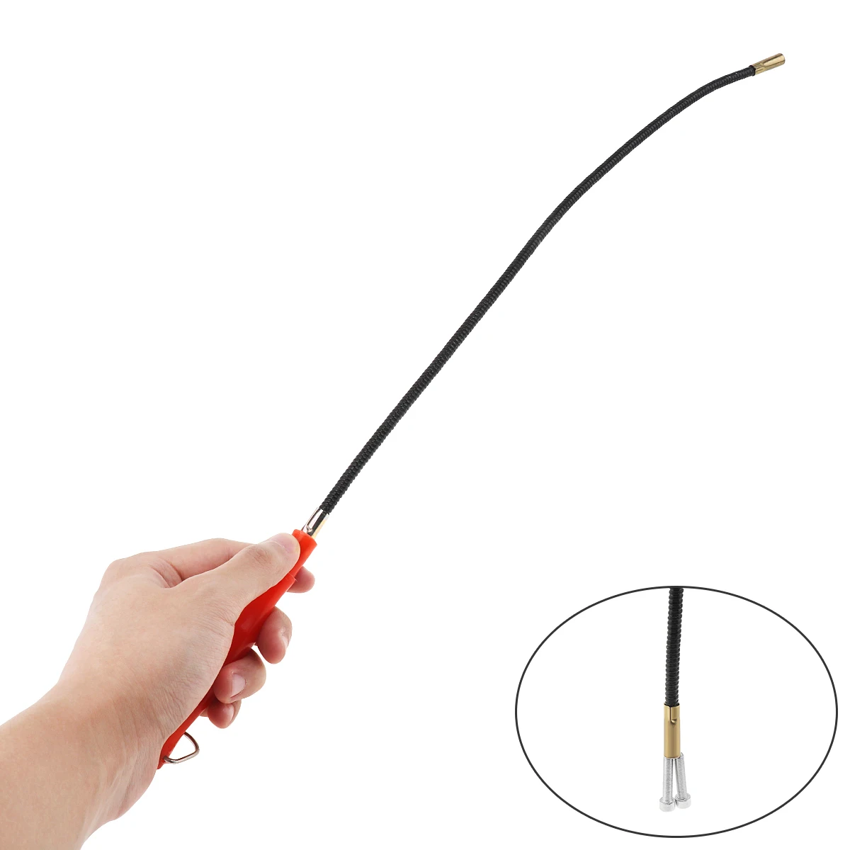 Foldable Strong Metal Flexible Pick Up Tool Magnetic Pickup Tool Suction Bar Magnet Spring Grip Grabber Portable Hand Tool telescopic magnetic pick up tool led light flexible spring magnet pickup tool grab grabber for garbage pick up arm extension