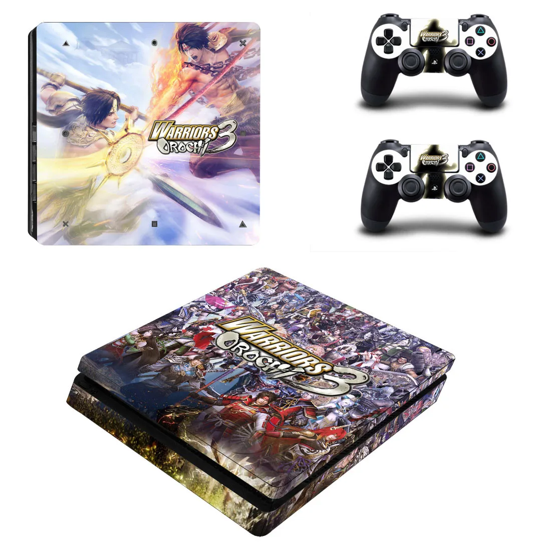 PS4 тонкие наклейки Warrior Orochi 3 Play station 4 тонкие Стикеры для playstation 4 Slim консоль и контроллер