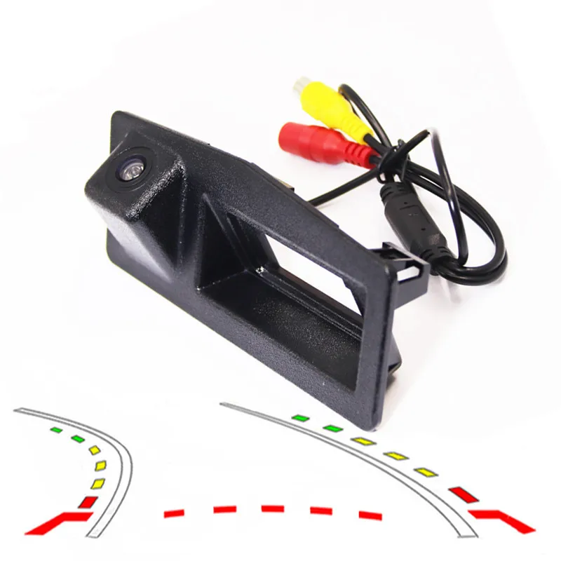 

Dynamic Trajectory Tracks Car Rear View Parking Camera for Cadillac ATS-L 2014 2015 2016 Trunk Handle Reverse Backup Camera