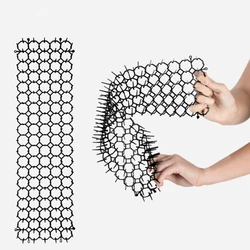 6Pcs Cat Scat Mat Spike Cat Pest Deterrent Garden Repellent Animal Scarer Anti-Cat Dog Outdoor Garden Supplies