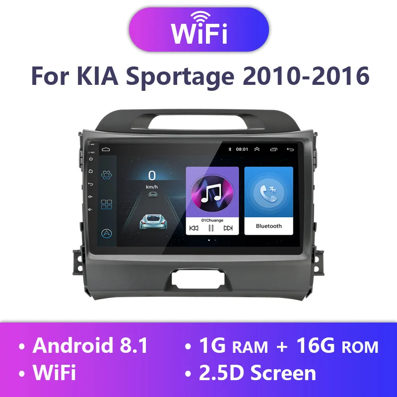 Для Kia Sportage 3 4 SL 2010- 4G+ WiFi Автомобильный Радио Мультимедиа Видео плеер навигация gps Android 8,1 HiFi Mirror-Link 4G+ WiFi - Цвет: Wifi Android player