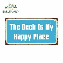 #Special Offers EARLFAMILY 13cm x 6.6cm for The Deck Is My Happy Place Sign Funny Car Stickers Vinyl Helmet JDM RV VAN Car Accessories Graphics #Special Offers EARLFAMILY 13cm x 6.6cm for The Deck Is My Happy Place Sign Funny Car Stickers Vinyl Helmet JDM RV VAN Car Accessories Graphics