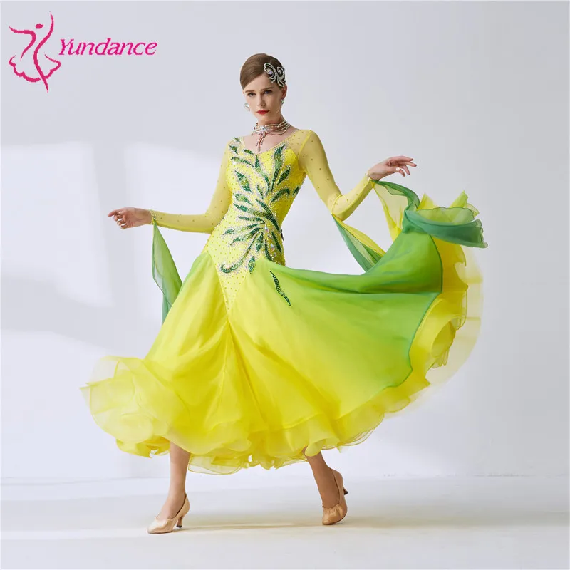 B18471 New Pearl Silk Ballroom Dance Wear, Highend Friendship