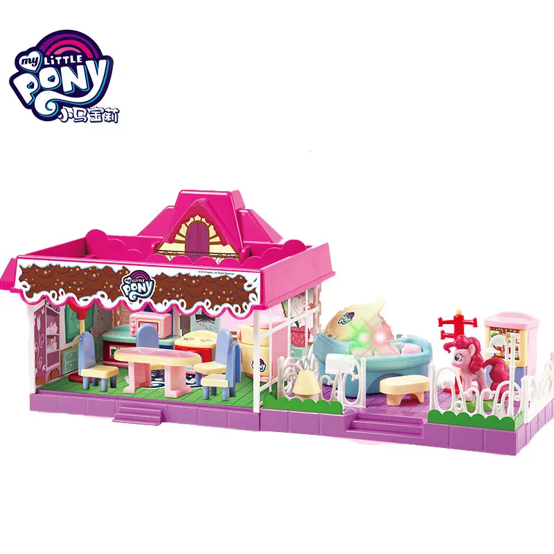My Little Pony девочка игровой дом Игрушка кухонный прибор поварской набор дом Вилла для детей Подарки Игрушка - Цвет: 2632Mini scene