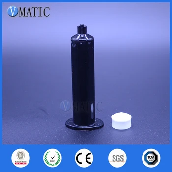 

Free Shipping 30cc/ml US Style Glue Dispenser Pneumatic Syringe Black Dispensing UV Syringes With Piston