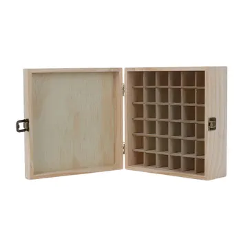 

36 Grids Essential Oil Box Organizer Wooden Large Oil Jewelry Storage Case Bottles Storage Organizer For Home 1PC
