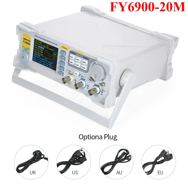 FY6900-60M Function Generator Digital Signal Waveform Function Generator Counter Frequency Meter 60MHz US Plug 110V
