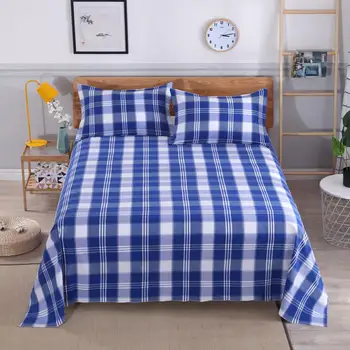 

British Style Bedding Sheet Home Textile Printing Scottish Bed Sheet Bedding Linen for King Queen Size ( No Pillowcase ) F0171