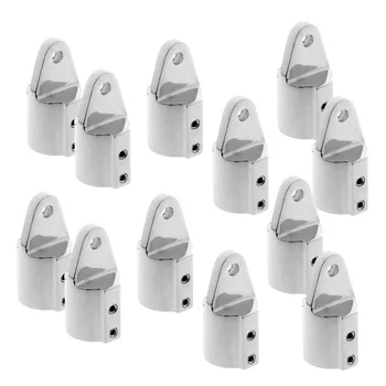 

12pcs Eye End Cap Bimini Top Fitting 1" 316 Marine Stainless Steel Hardware