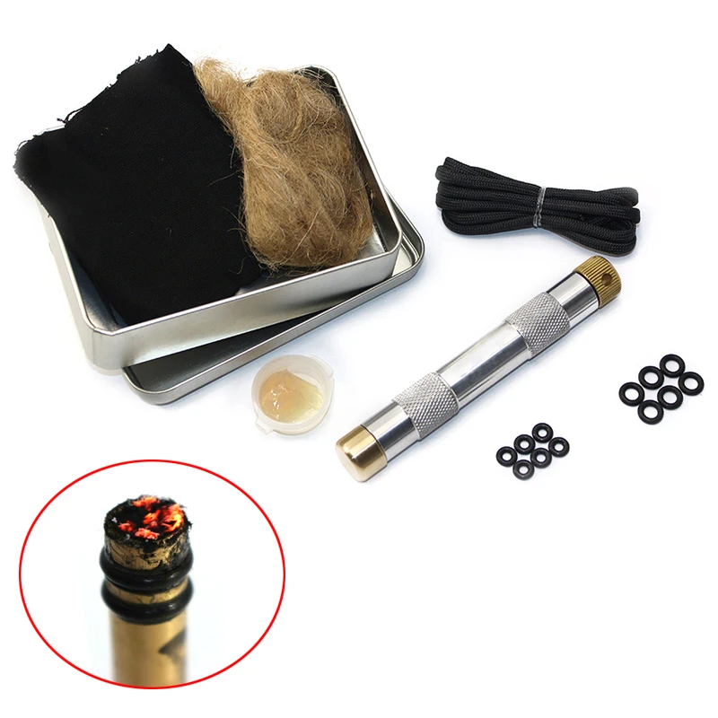 Стальной противопожарный стартер зажигалка огненная Зажигалка на открытом