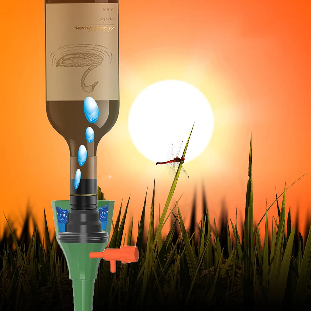 Drip Irrigation System Plant Watering Automatic Spike Adjustable Waterer For Indoor Houseplant Flower Garden Sprinkler