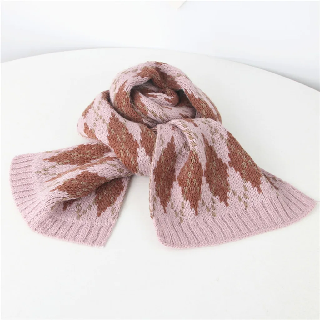 Fashion Children Knitting Shawl Wool Insulation Windbreak Scarf bufandas invierno mujer highquality dropshiping W1025