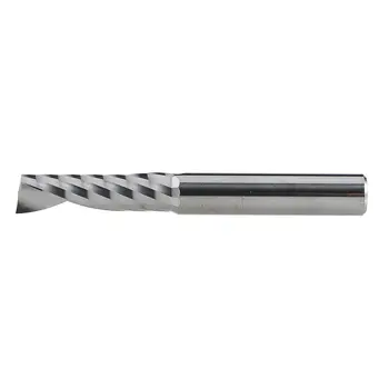 

Single Flute Spiral End Mill Carbide Router Bits For Aluminium 6*22mm Supplies