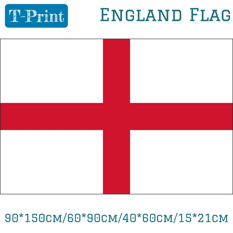 Free shipping 90*150cm/60*90cm/40*60cm/15*21cm England Flag 5*3 FT For EuroCup Event Office Home decoration