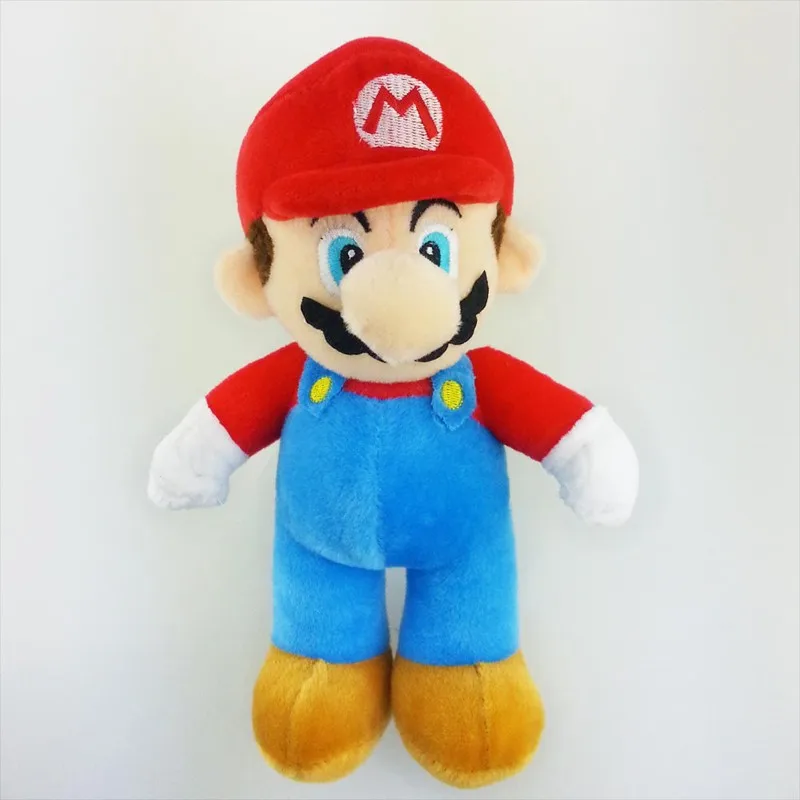40 см большие плюшевые игрушки Super Mario Bros мягкие плюшевые Mario мягкие игрушки Mario куклы Pelucia мягкие игрушки детские куклы для детей подарки