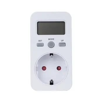 

KWE-PMB03 Plug Socket Digital Voltage Wattmeter Power Consumption Watt Energy Meter AC Electricity Analyzer Monitor
