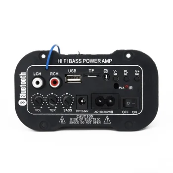 

Universal Car Bluetooth Subwoofer Hi-Fi Bass Amplifier Board Audio TF USB