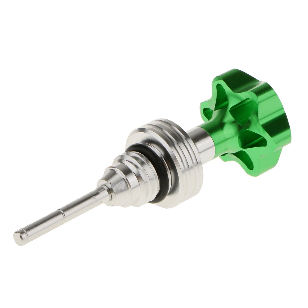 CNC Machined Alloy Engine Oil Dip Stick For 125CC ATV Scooter Green