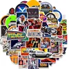 50Pcs Movie Back To The Future Stickers Pack For On The Laptop Fridge Phone Skateboard Travel Suitcase Sticker ► Photo 1/6