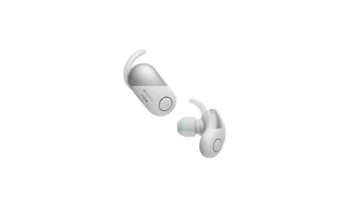 

Sony WFSP700NW headset and helmet hook ear earphones, inside heard White