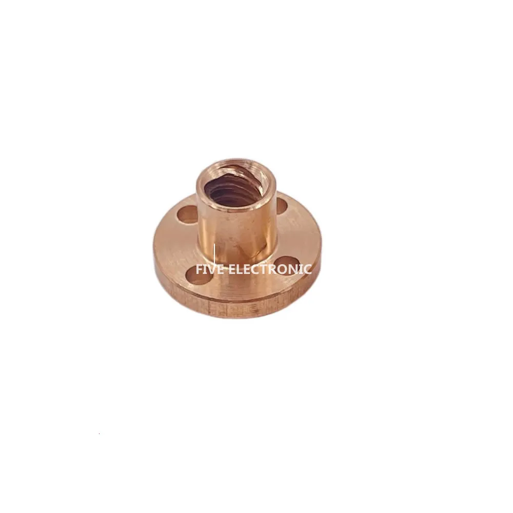 

Brass Flange Coupling T8mm Thread Pitch 2mm Lead 8mm With Screw Shaft Motor