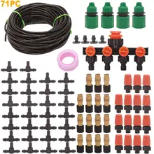 99FT/30m DIY Micro Drip Irrigation Watering Kits System Automatic, Plant Self Watering Garden Hose Kits